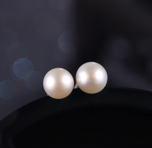 Anting-anting Mutiara Minimalis 925 Sterling Perak Bersalut Subang Fesyen