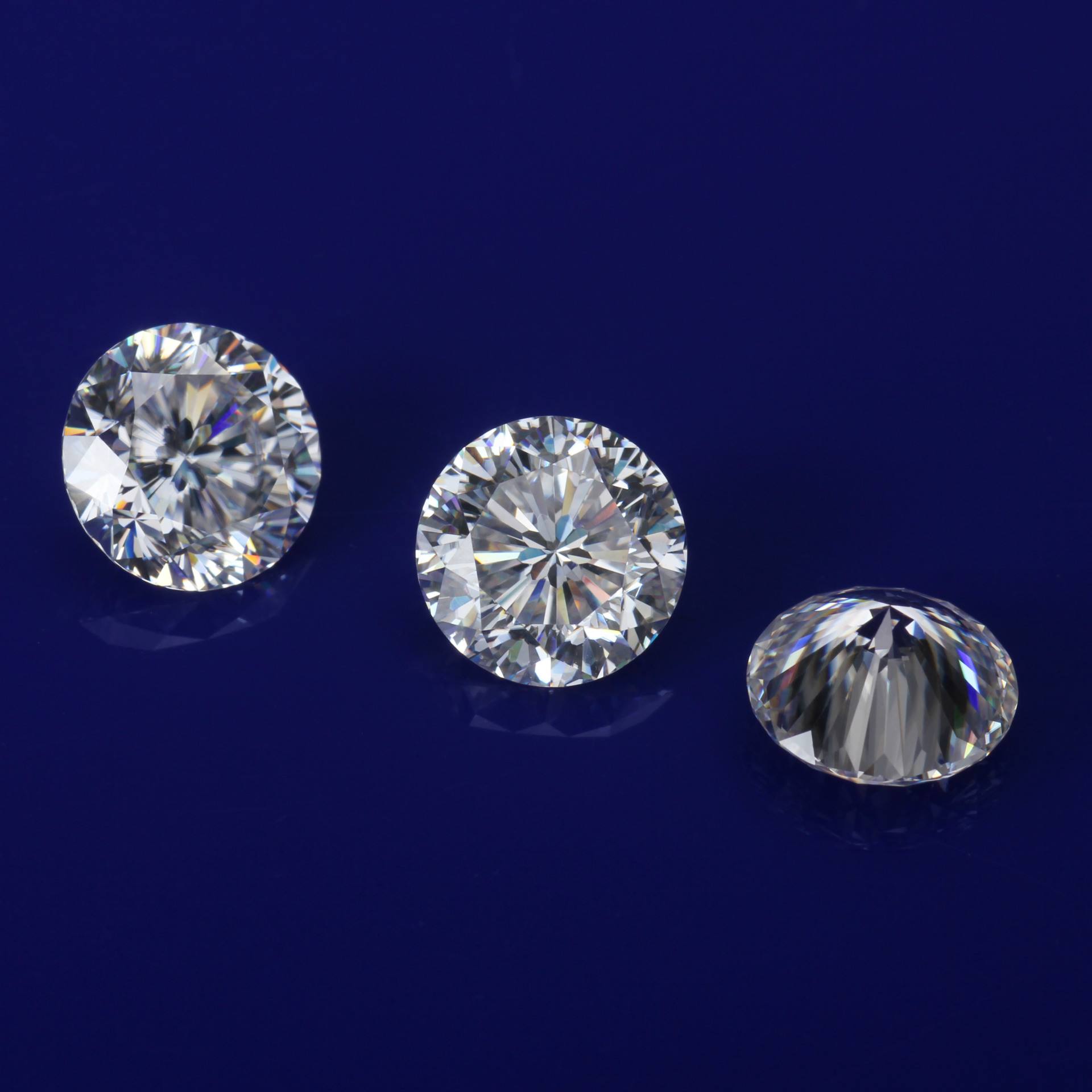 11.5mm Morsonite Harga Kilang Berkualiti Tinggi VVS Synthetic Moissanite