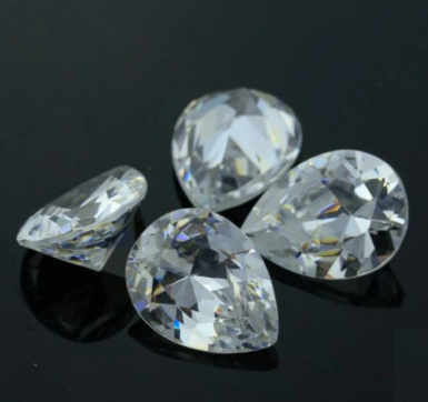 4*6mm Pear Cut Kilang VVS Harga Borong 3EX High Quality D Color Moissanite Synthetic Moissanite