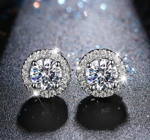 Anting-anting Bulat Yang Anggun Dan Mempesonakan Subang Emas Bersalut Perak 925 Sterling