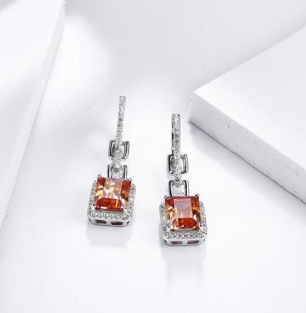 Anting-anting Loket Perak Sterling 925 Barang Kemas Perniagaan Wanita