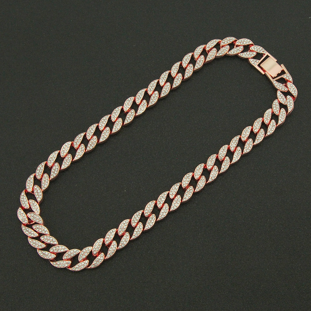 Hip Hop Rose Gold Plated Cuban Link