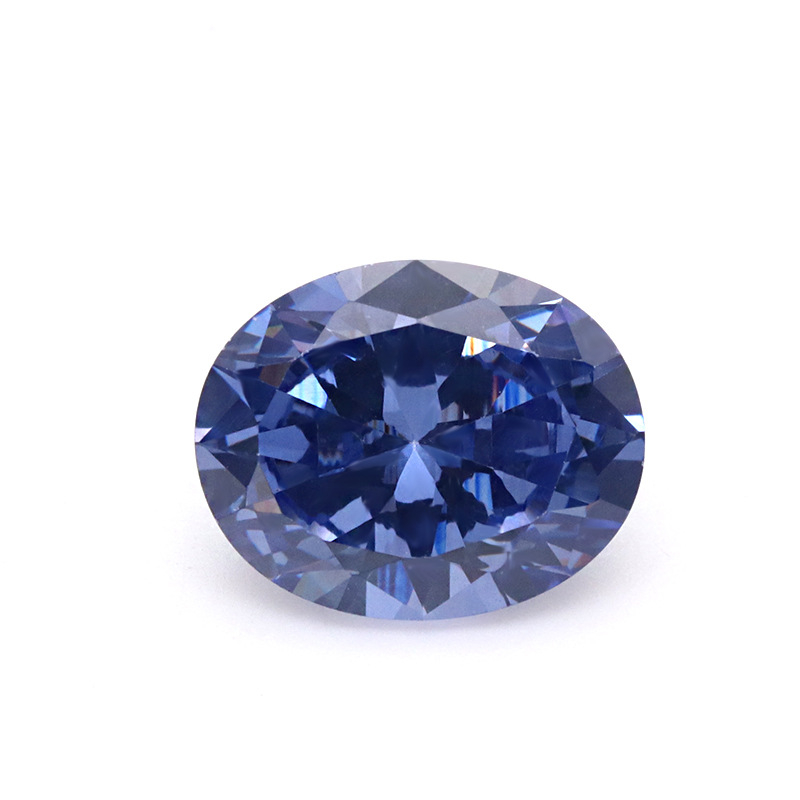 VVS Biru ungu 5A Bujur 3EX Cubic Zirconia