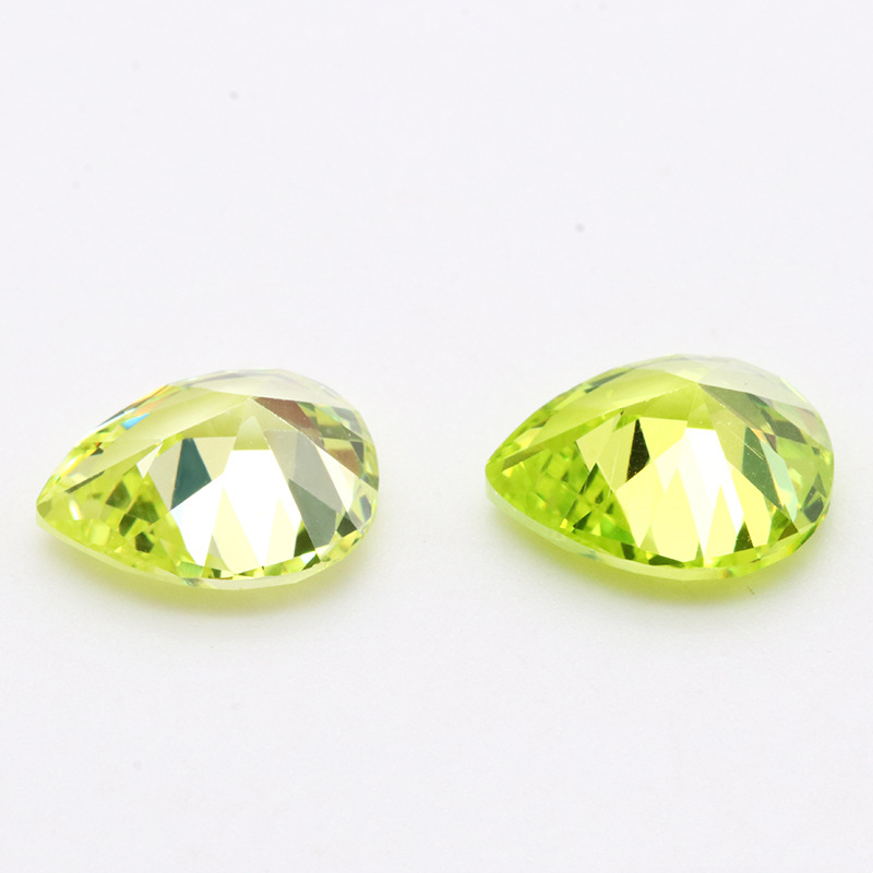 Berkualiti Tinggi 3A Olive Pear Berbentuk VVS Cubic Zirconia