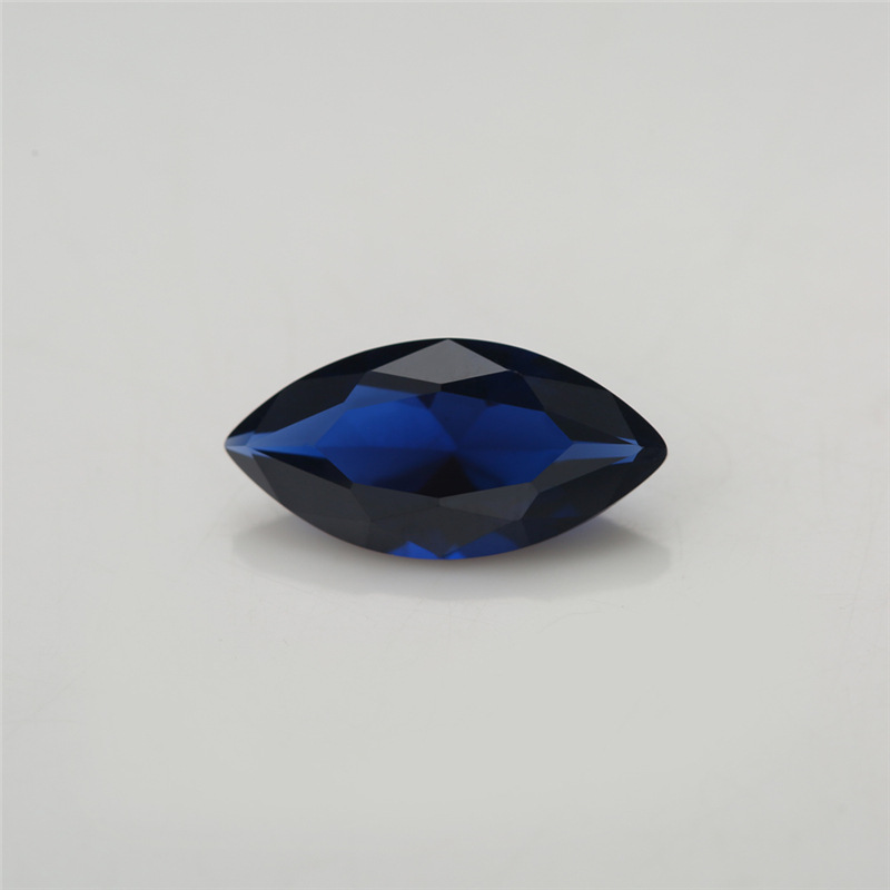 VVS Marquise Cut Sapphire 3EX Kilang Borong Korundum Biru