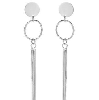 Anting-anting Wanita 925 Sterling Silver Saduran Emas Anting-anting Elegan