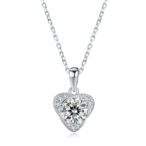 Hadiah Percutian Moissaniteclover 925 Sterling Silver Platinum Kalung 14K Platinum