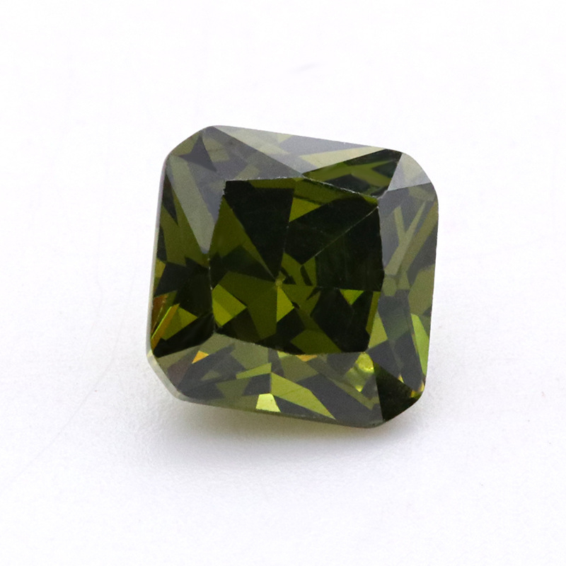 Kilang Borong 3A Permata Tiruan Olive Cubic Zirconia