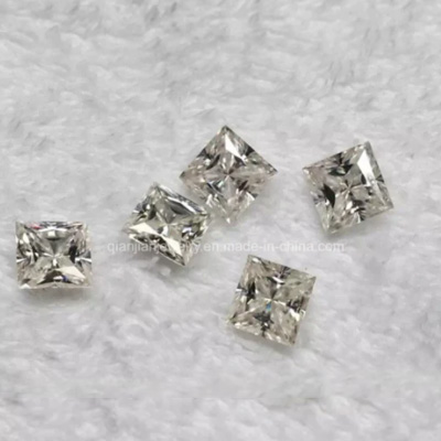 3carats Princess Cut Moissanite Vvs1 Diamond DE Color Harga Rendah