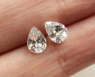 5*7mm Pear Cut Kilang VVS Harga Borong 3EX High Quality D Color Moissanite Synthetic Moissanite