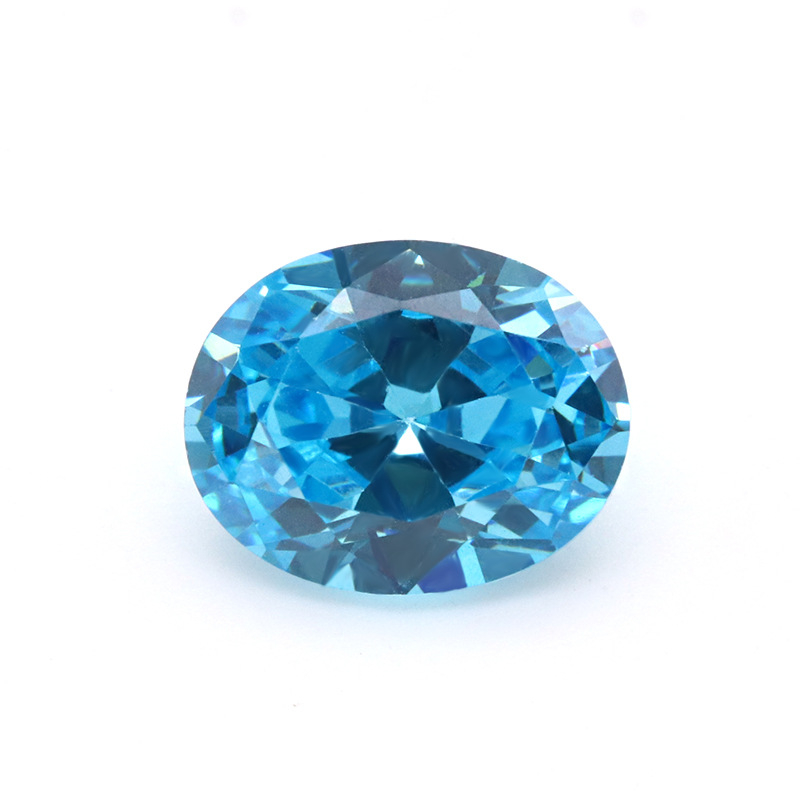 VVS Biru 5A Bujur 3EX Cubic Zirconia