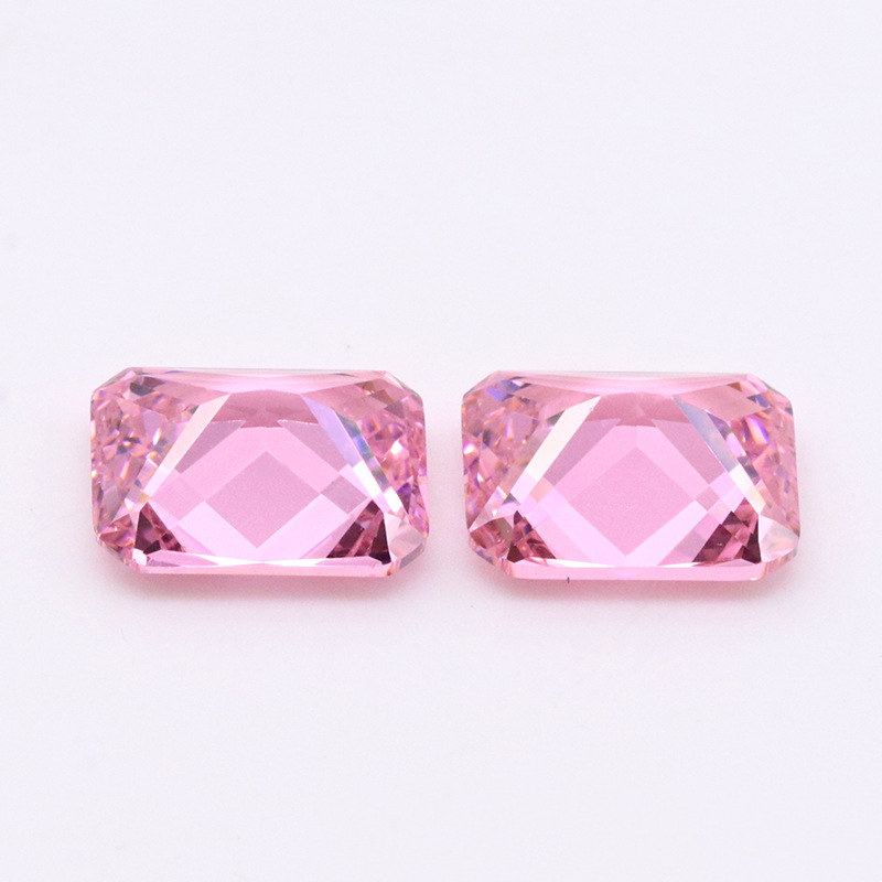 Comel Pink 3A Cubic Zirconia untuk Barang Kemas Kristal