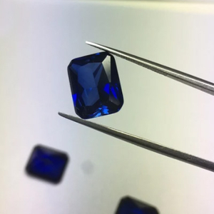  Batu Permata Blue Sapphire 3ex Radiant Cut dengan Kualiti Tinggi