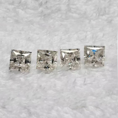 3carats Princess Cut Moissanite Vvs1 Diamond DE Color Harga Rendah