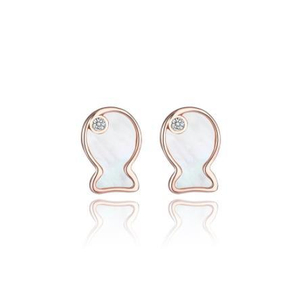 S925 Pure Earrings Versi Korea Simple OF The Trend Ins Wind Doll Berbentuk Subang