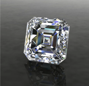 4.0mm 3EX DEF Color Factory Harga Borong Berkualiti Tinggi VVS Asscher Moissanite Synthetic Moissanite