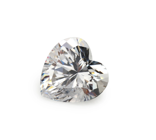 Heart Cut 6.5mm Missanite Harga Kilang Berkualiti Tinggi VVS Synthetic Moissanite