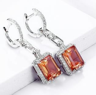 Anting-anting Loket Perak Sterling 925 Barang Kemas Perniagaan Wanita