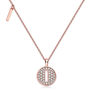 Siri abjad I Lovely Rose Gold Kalung