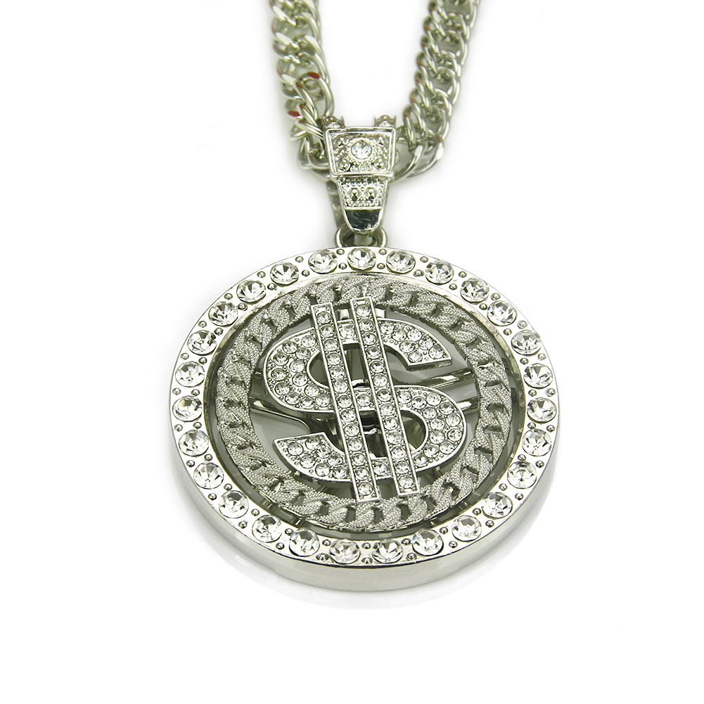 Loket Kalung Dolar Berputar Hip Hop