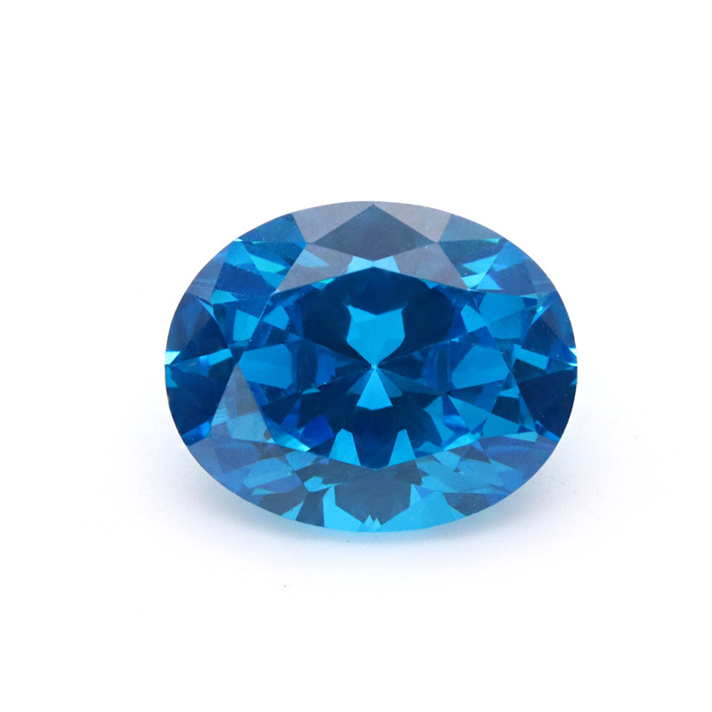 VVS Biru 5A Bujur 3EX Cubic Zirconia