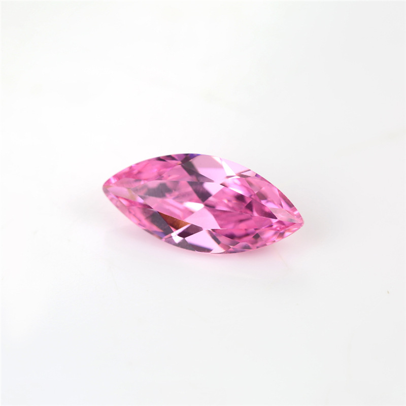 5A Custom Pink Manufacturer Borong Marquis Cubic Zirconia untuk Barang Kemas