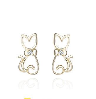 Anting-anting Wanita Bersalut Perak 925 Sterling Elegant