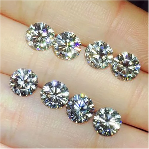 12.5mm Morsonite Harga Kilang Berkualiti Tinggi VVS Synthetic Moissanite