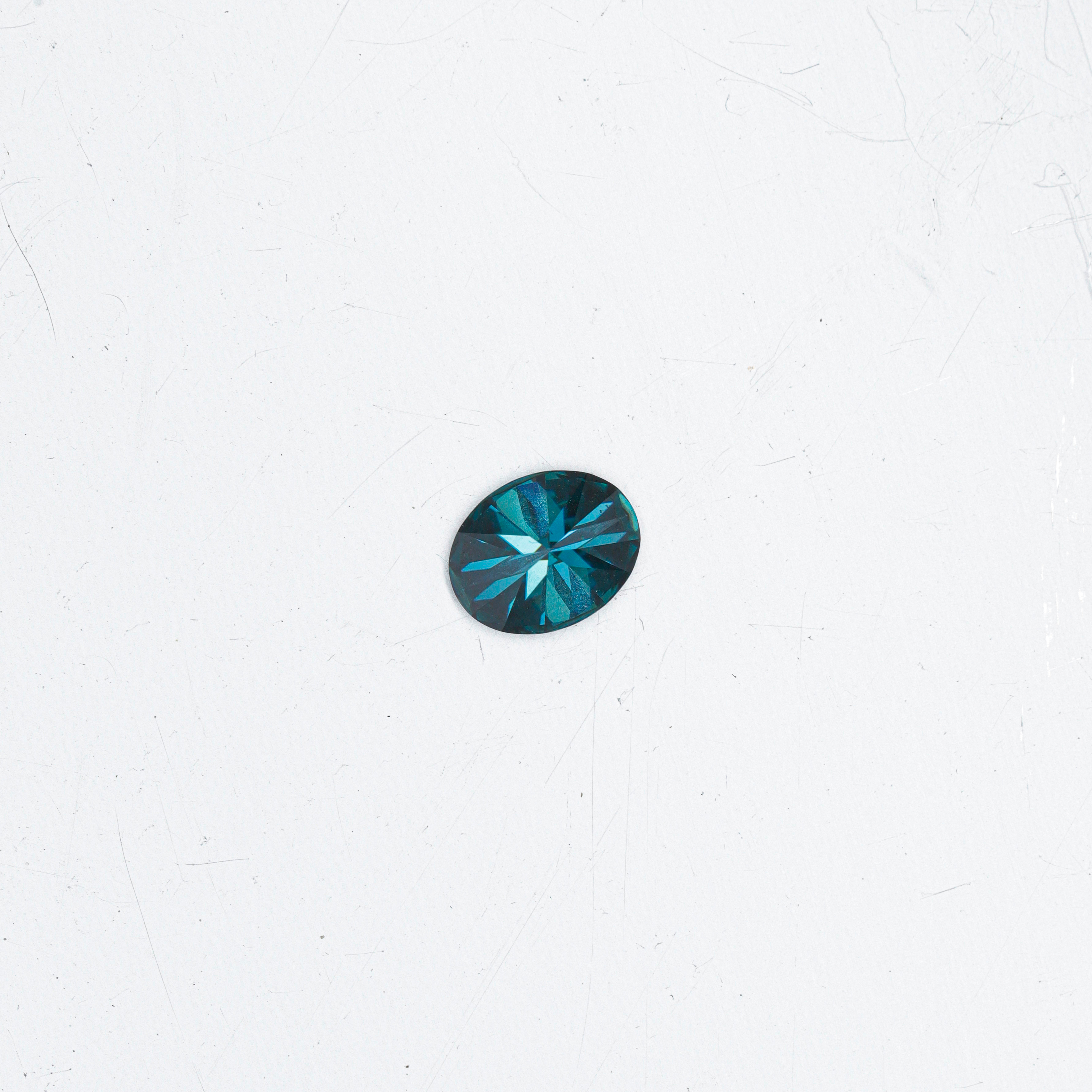 Brilliant Oval Cut 3ex Green Moissanite Berlian dengan Kualiti Tinggi untuk Barang Kemas