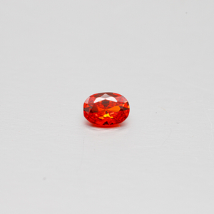 Orange Oval Cut Kilang Boleh Disesuaikan Harga Borong Cubic Zirconia