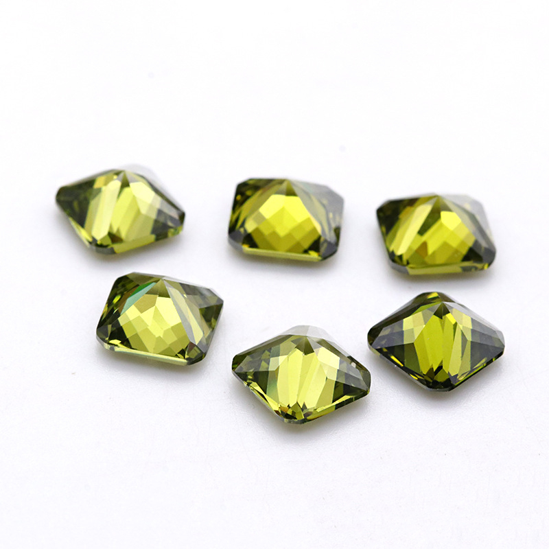 Kilang Borong 3A Permata Tiruan Olive Cubic Zirconia