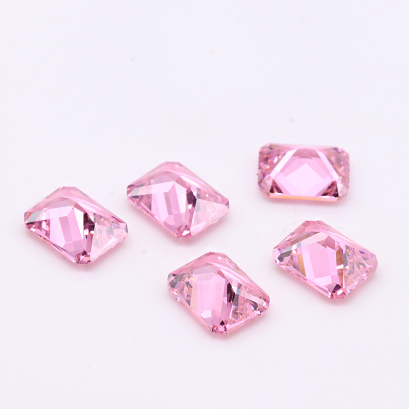 Comel Pink 3A Cubic Zirconia untuk Barang Kemas Kristal