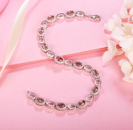 Diaspore Sterling Silver gelang wanita hadiah hari jadi perhiasan bunglon