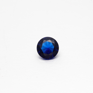 Berkualiti Tinggi DEF Round Brilliant Cut Blue Moissanite untuk Pembuatan Barang Kemas