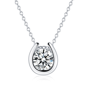 Loket moissanite Bersalut Platinum 925 Sterling Perak Bergaya Dan Indah