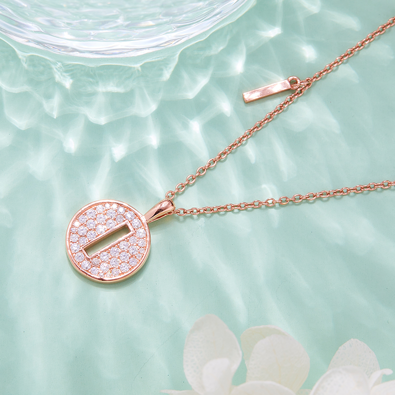 Siri abjad I Lovely Rose Gold Kalung