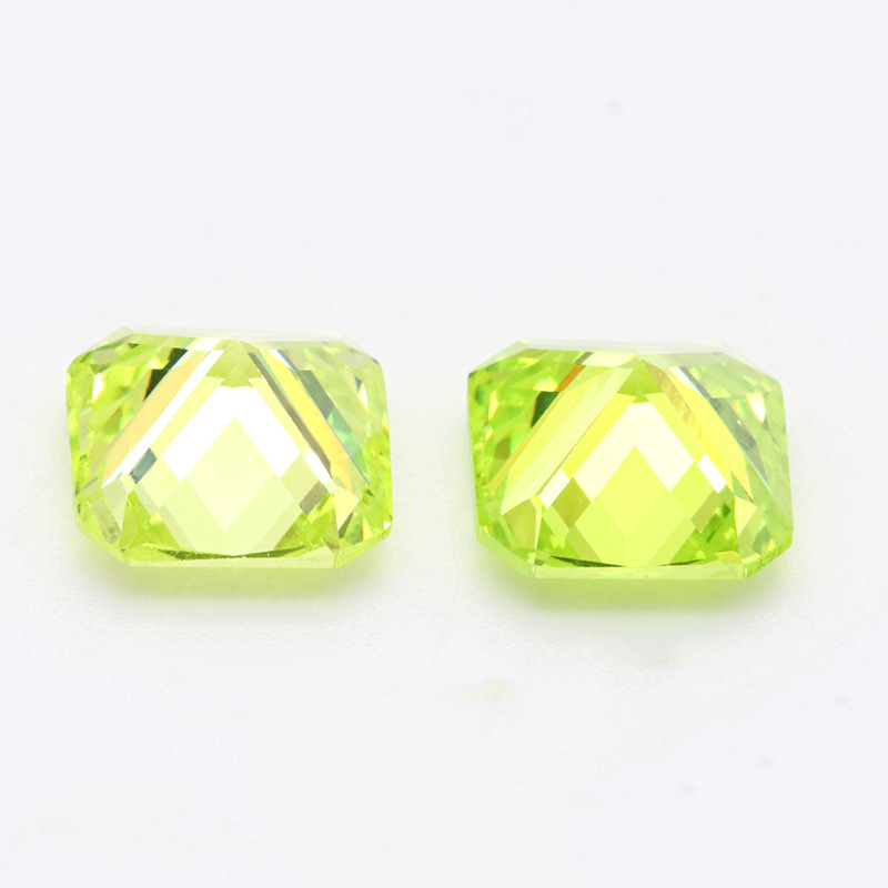 Kilang Borong 3A Permata Tiruan Apple Green Cubic Zirconia