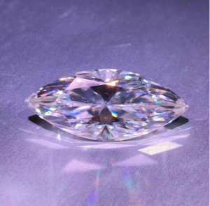 4*8mm VVS Marquise Cut Kualiti Tinggi 3EX Harga Borong Kilang DEF Moissanite Synthetic Moissanite