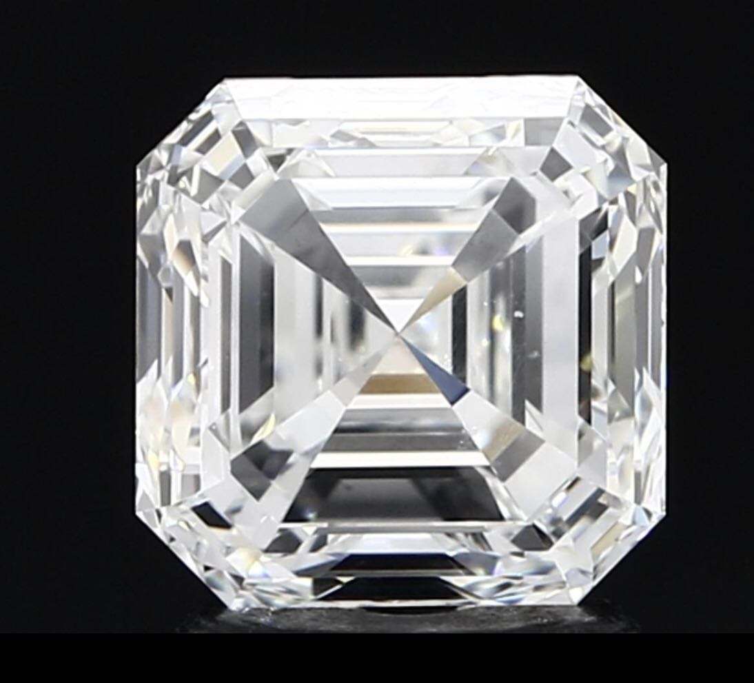 8.0mm 3EX DEF Color Factory Harga Borong Berkualiti Tinggi VVS Asscher Moissanite Synthetic Moissanite