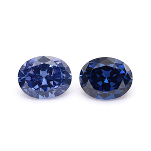 VVS Biru ungu 5A Bujur 3EX Cubic Zirconia