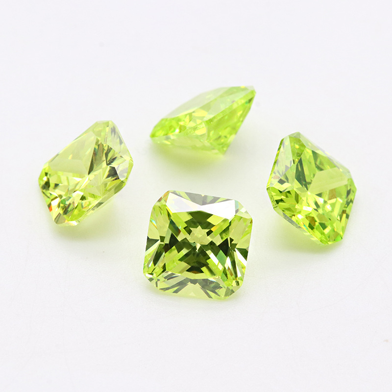 Kilang Borong 3A Permata Tiruan Apple Green Cubic Zirconia