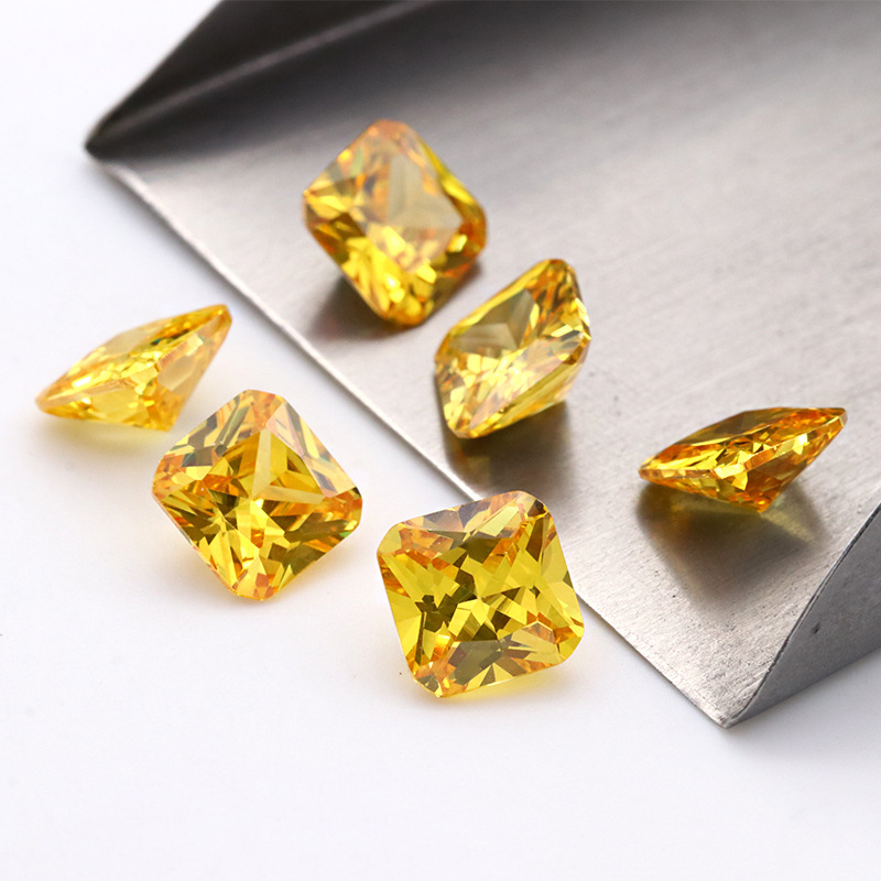 Kilang Borong 3A Permata Tiruan Emas Cubic Zirconia