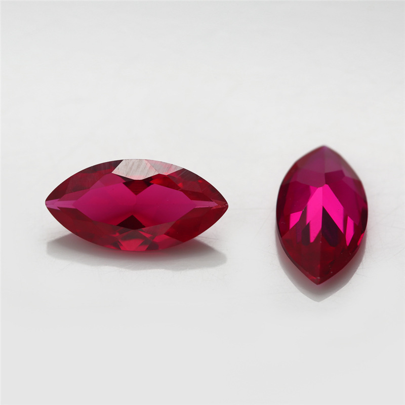 5# Marquis Red Corundum High Quality Borong Ruby untuk Barang Kemas