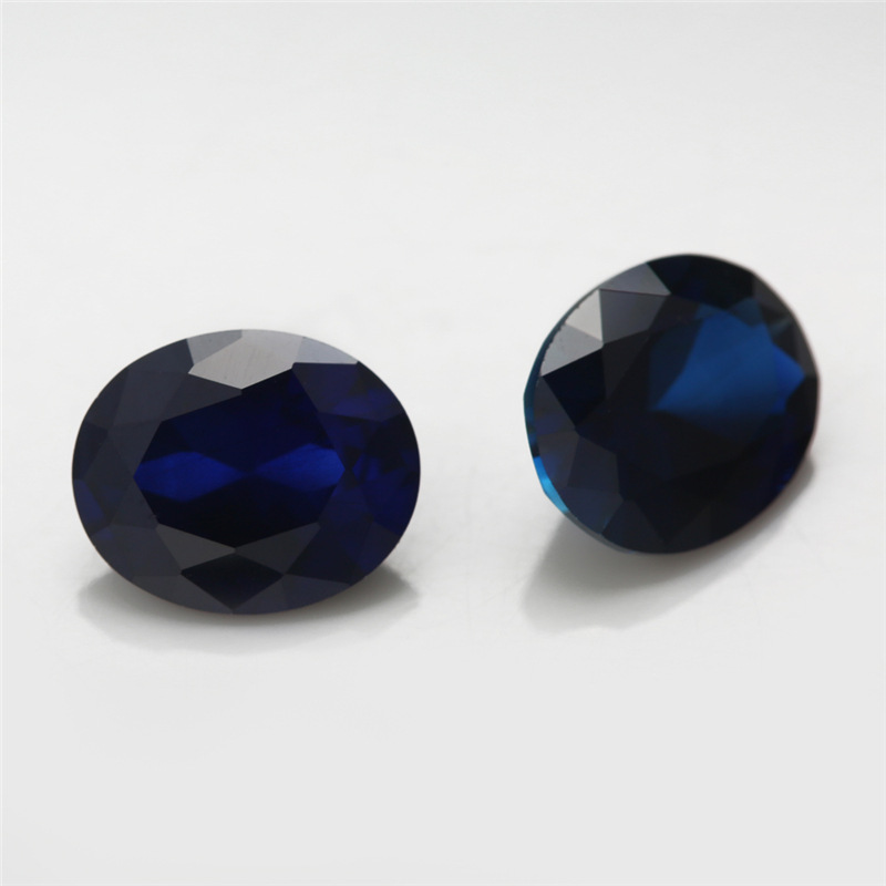 VVS Oval Cut Sapphire 3EX Kilang Borong Korundum Biru