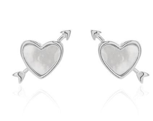 Cupid Arrow 925 Sterling Silver Anting-anting Wanita Cantik bersalut emas