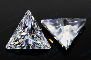 Potongan Segitiga 8.0mm Berkualiti Tinggi VVS Moissanite D Warna 3EX Harga Borong Kilang Moissanite Sintetik