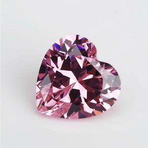 3.0mm Pink VVS Heart Cut Moissanite Berkualiti Tinggi Harga Kilang Moissanite Sintetik