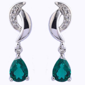 Anting-anting Fesyen Bersalut Perak 925 Sterling Misterius Mewah