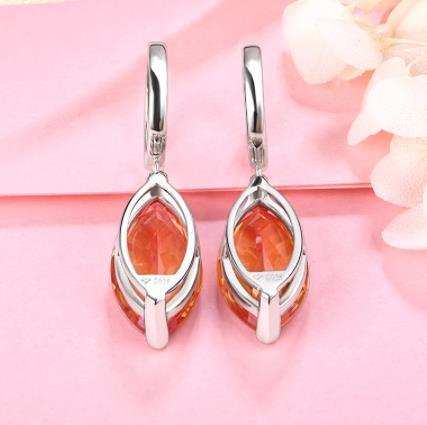 Kilang Mudah Dan Cantik Menjual Terus Anting-anting Bersalut Emas Perak 925 Sterling