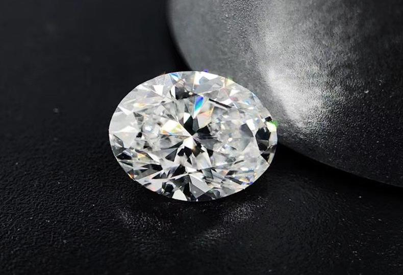 8*10mm Potongan Bujur VVS 3EX Kilang Borong D Color Moissanite